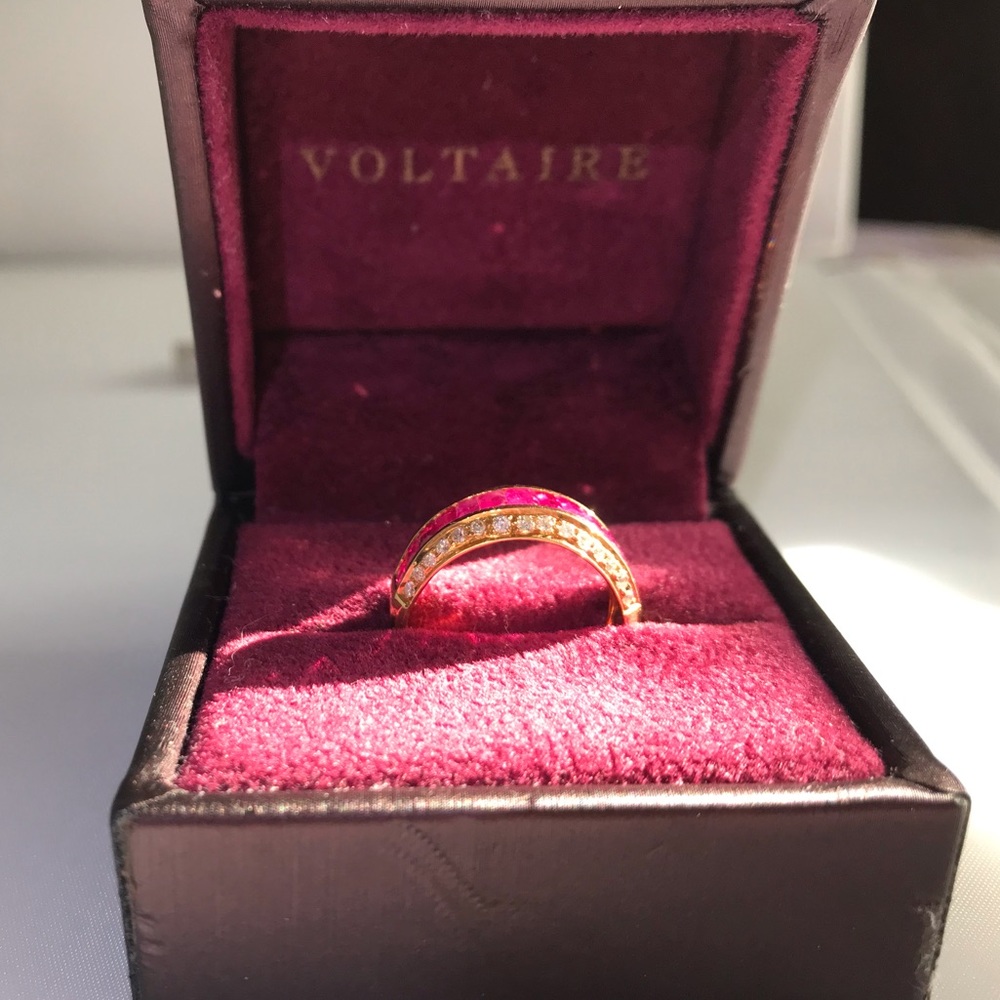 18K Ruby & Diamond Ring - Picture 16 of 16